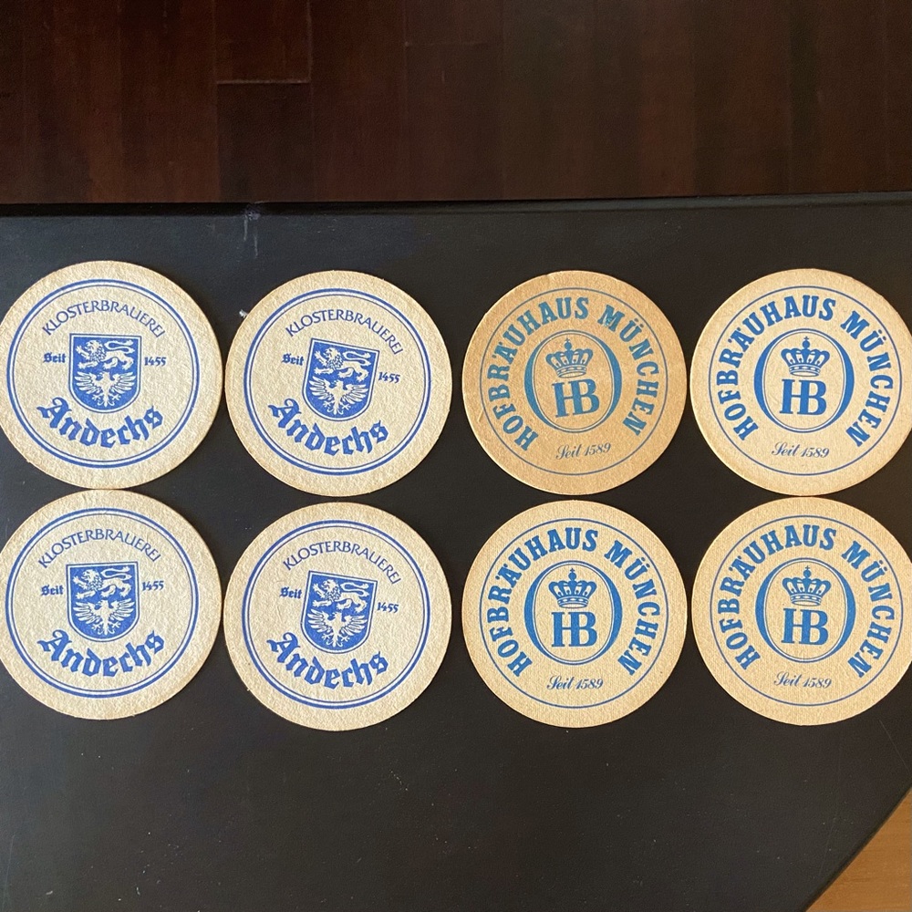 Vintage German Coasters (8) early 2000s